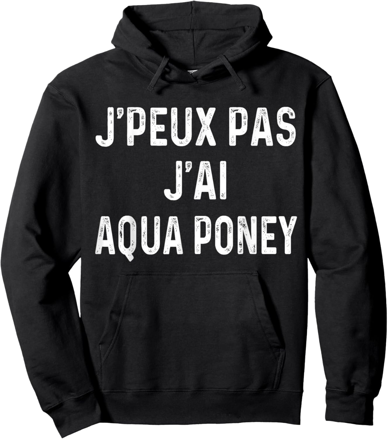 I Can't Have Aqua Pony , Black, S Hoodie - Hoodie | Black