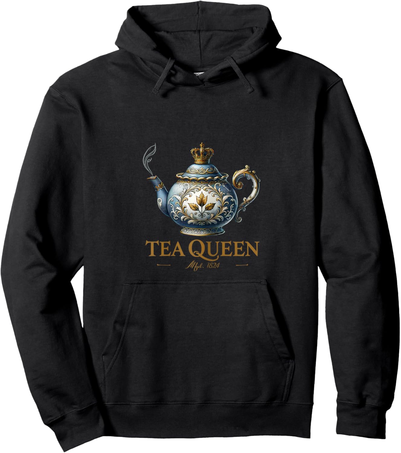 Tea Lovers teapots Design Hoodie - Hoodie | Black