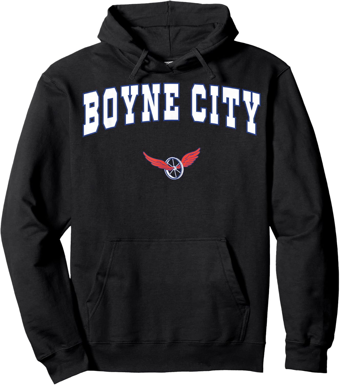 Boyne City High School Ramblers Hoodie - Hoodie | Black