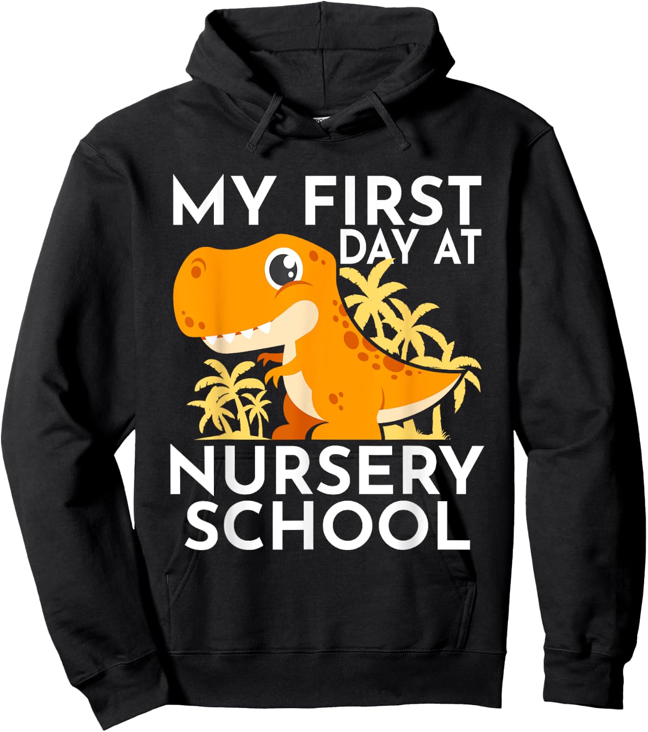 My First Day At Nursery School Hoodie - Hoodie | Black