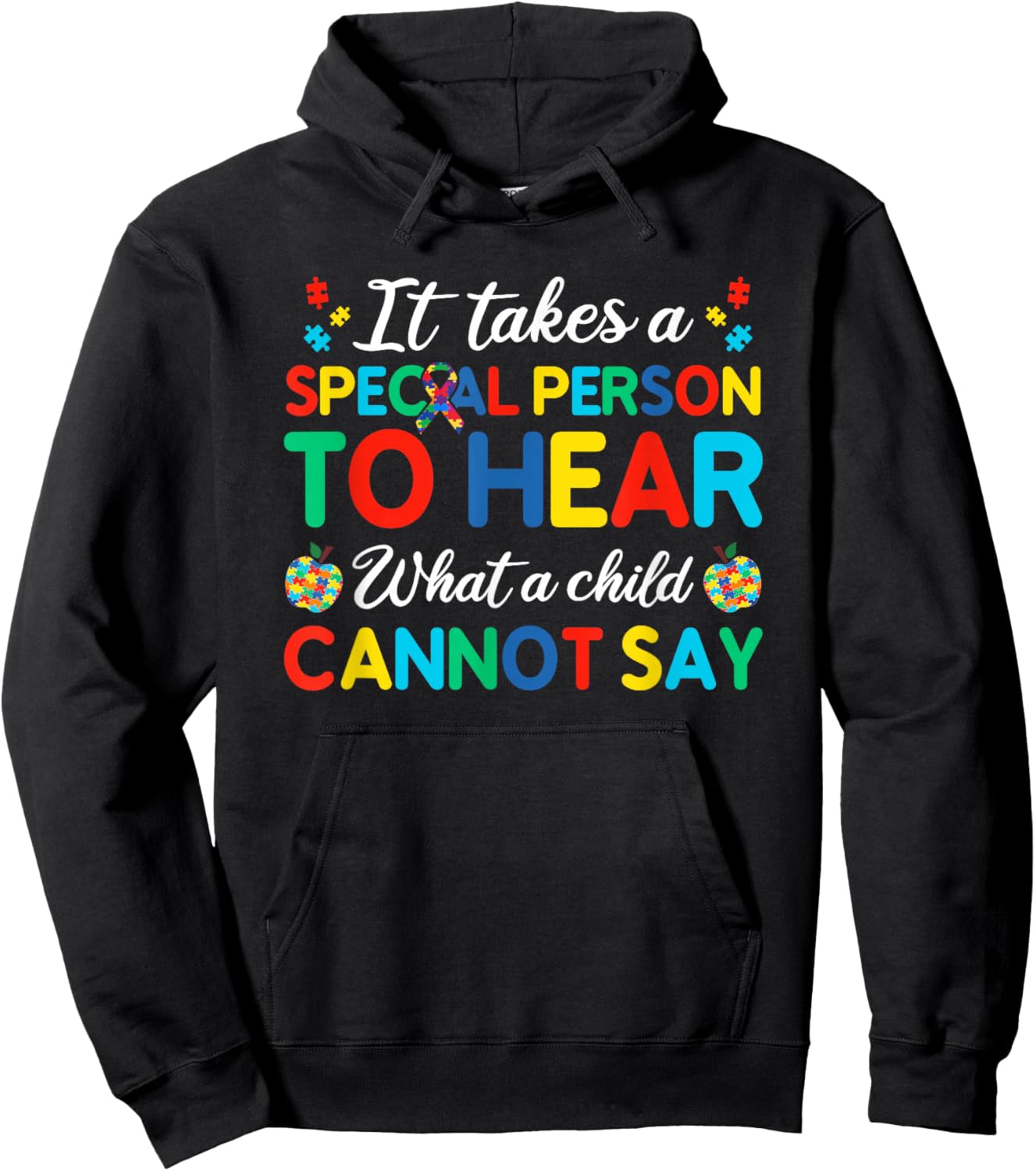 It Takes A Special Person To Hear What A Child Cannot Say Hoodie - Hoodie | Black