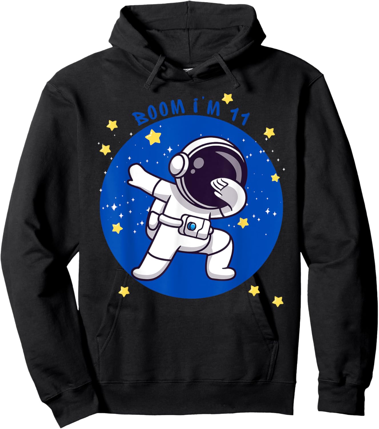 BOOM I'M 11! 11 Year Old Birthday Gear Hoodie - Hoodie | Black