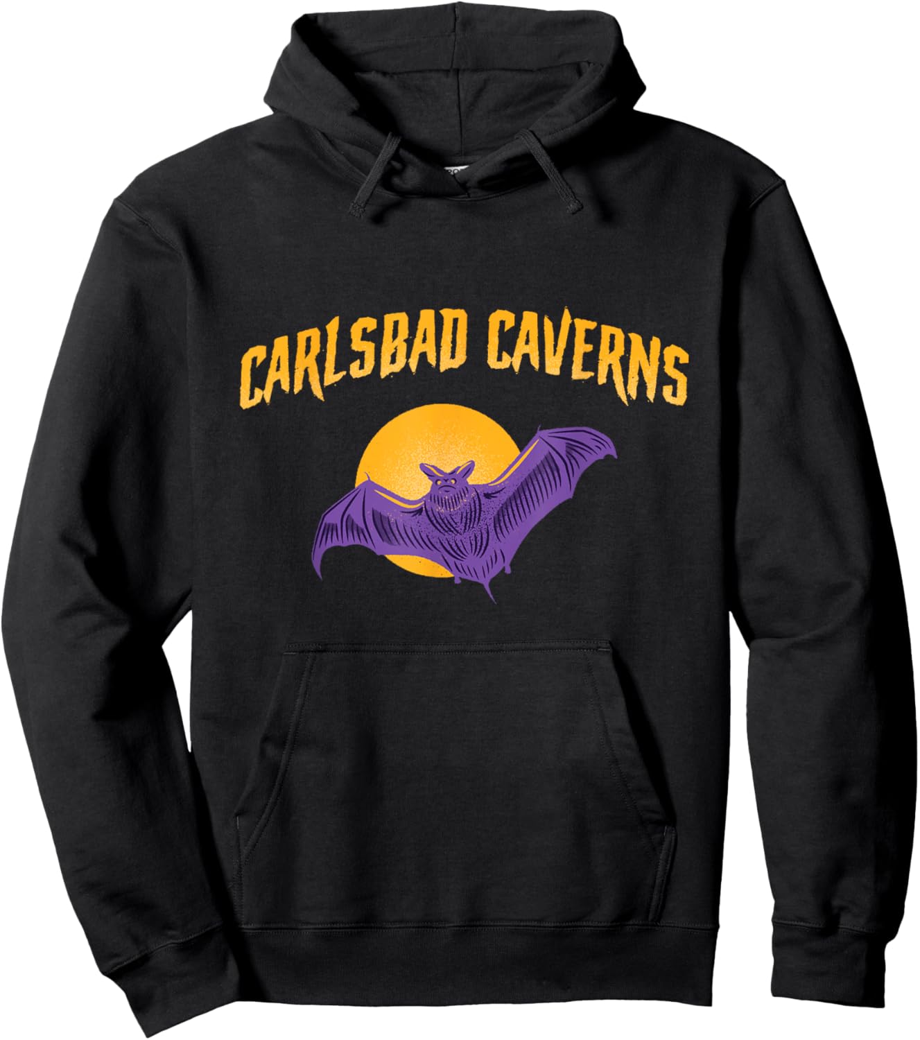 A Bat Flying In Carlsbad Caverns National Park New Mexico Hoodie - Hoodie | Black