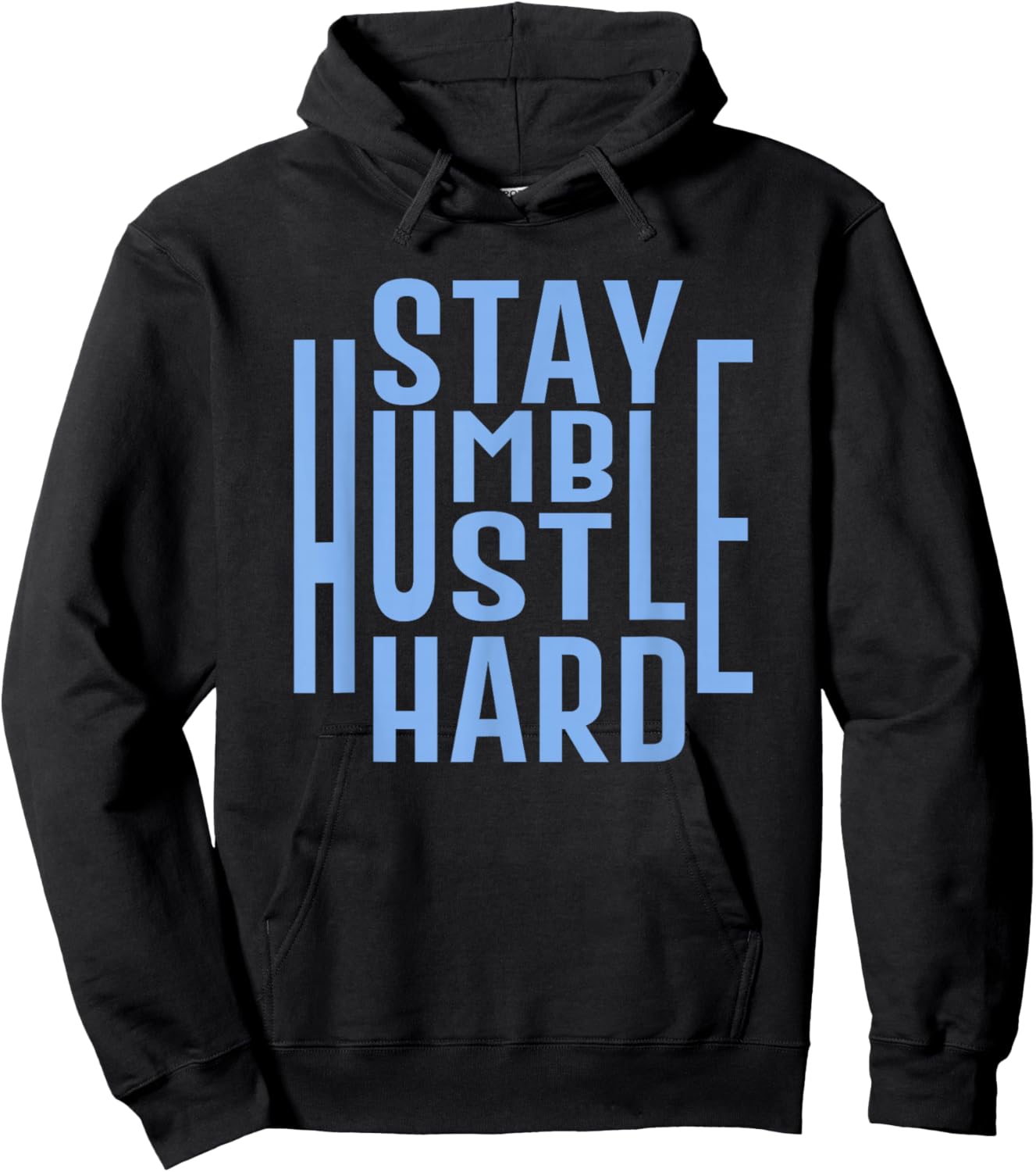 Concrete And Luxury Stay Humble University Blue Hoodie - Hoodie | Black