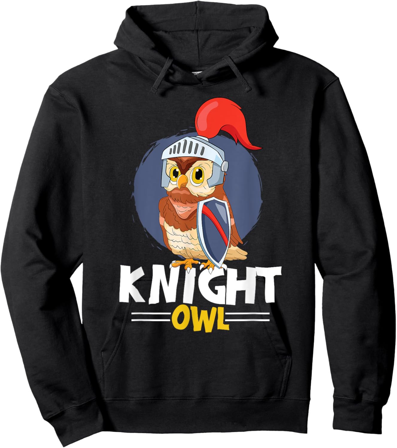 Knight Owl Nocturnal Ornithologist Birds Of Prey Hoodie - Hoodie | Black