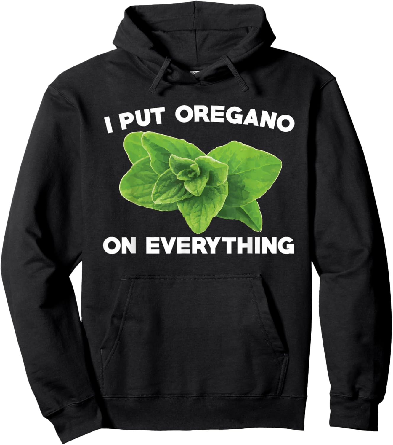 Funny Oregano Lovers Apparel Garden Herbs Hoodie - Hoodie | Black