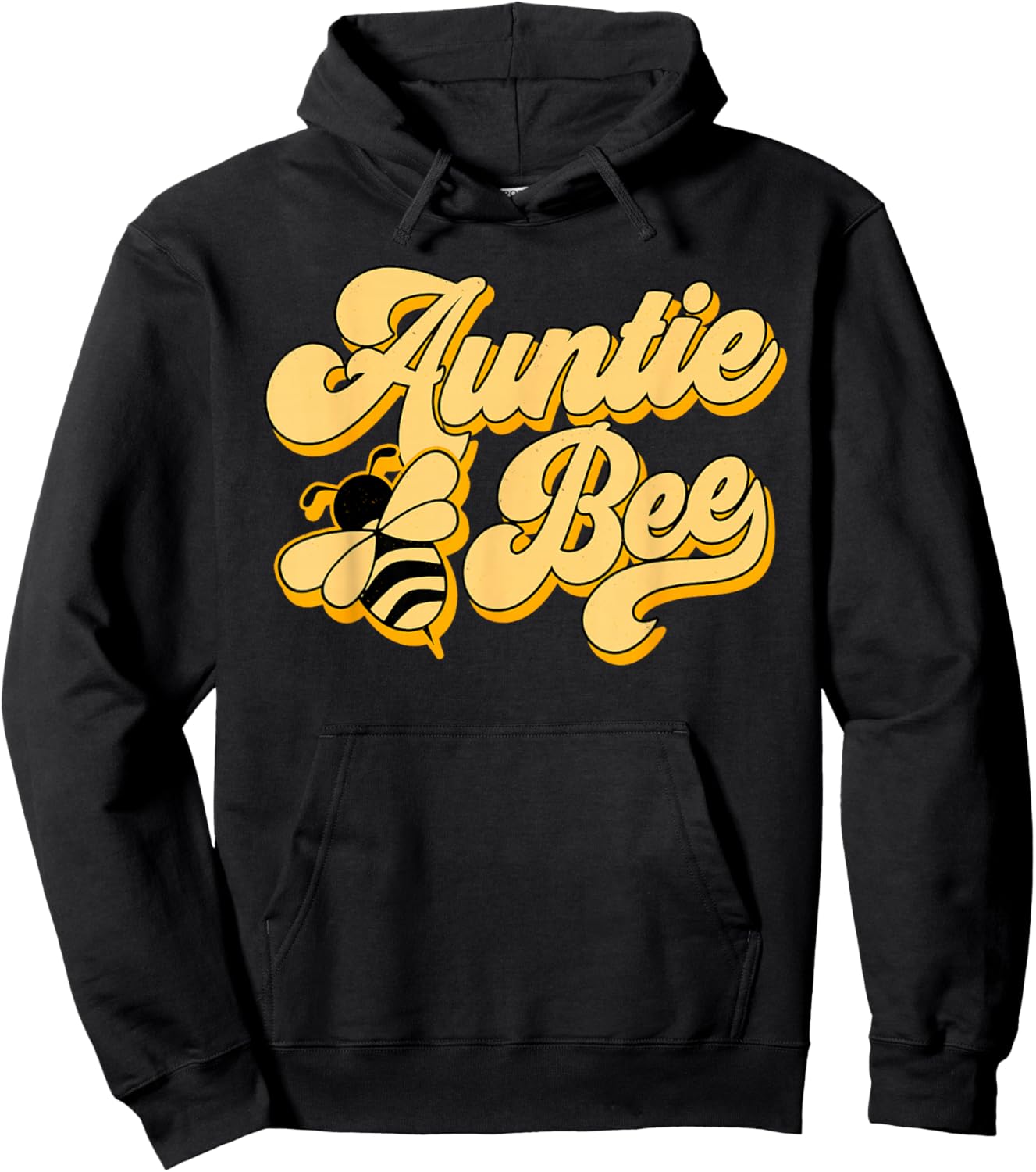 Auntie Bee 1st Birthday Outfit For Beekeeper Aunty Women Hoodie - Hoodie | Black