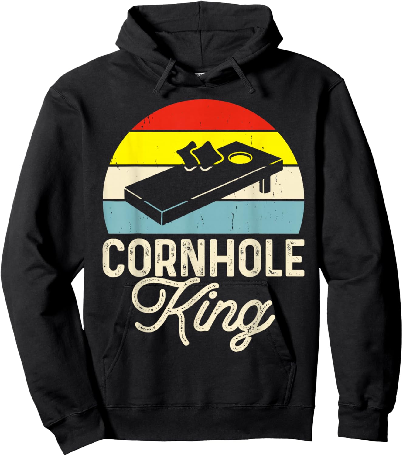 Cornhole King Hoodie - Hoodie | Black