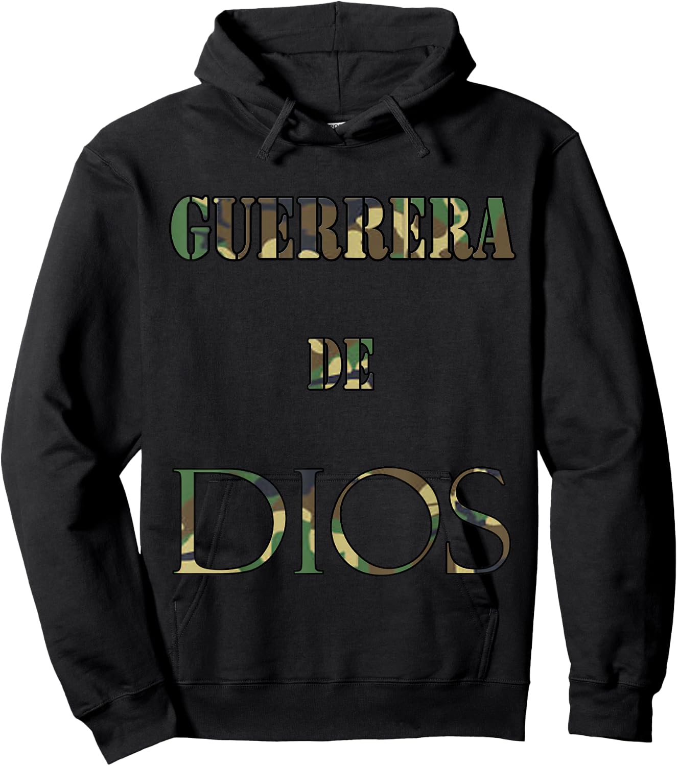 Guerrera de Dios Hoodie - Hoodie | Black