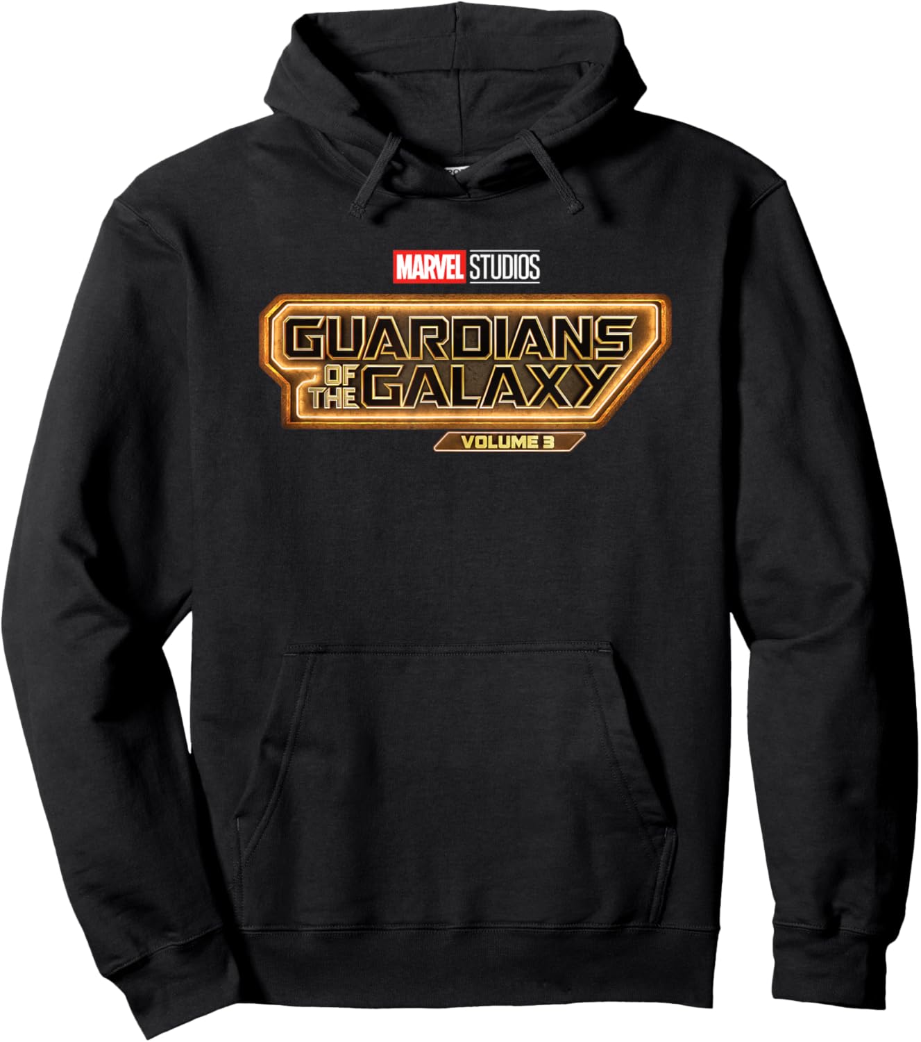 Marvel Guardians of the Galaxy Volume 3 Movie Logo Hoodie - Hoodie | Black