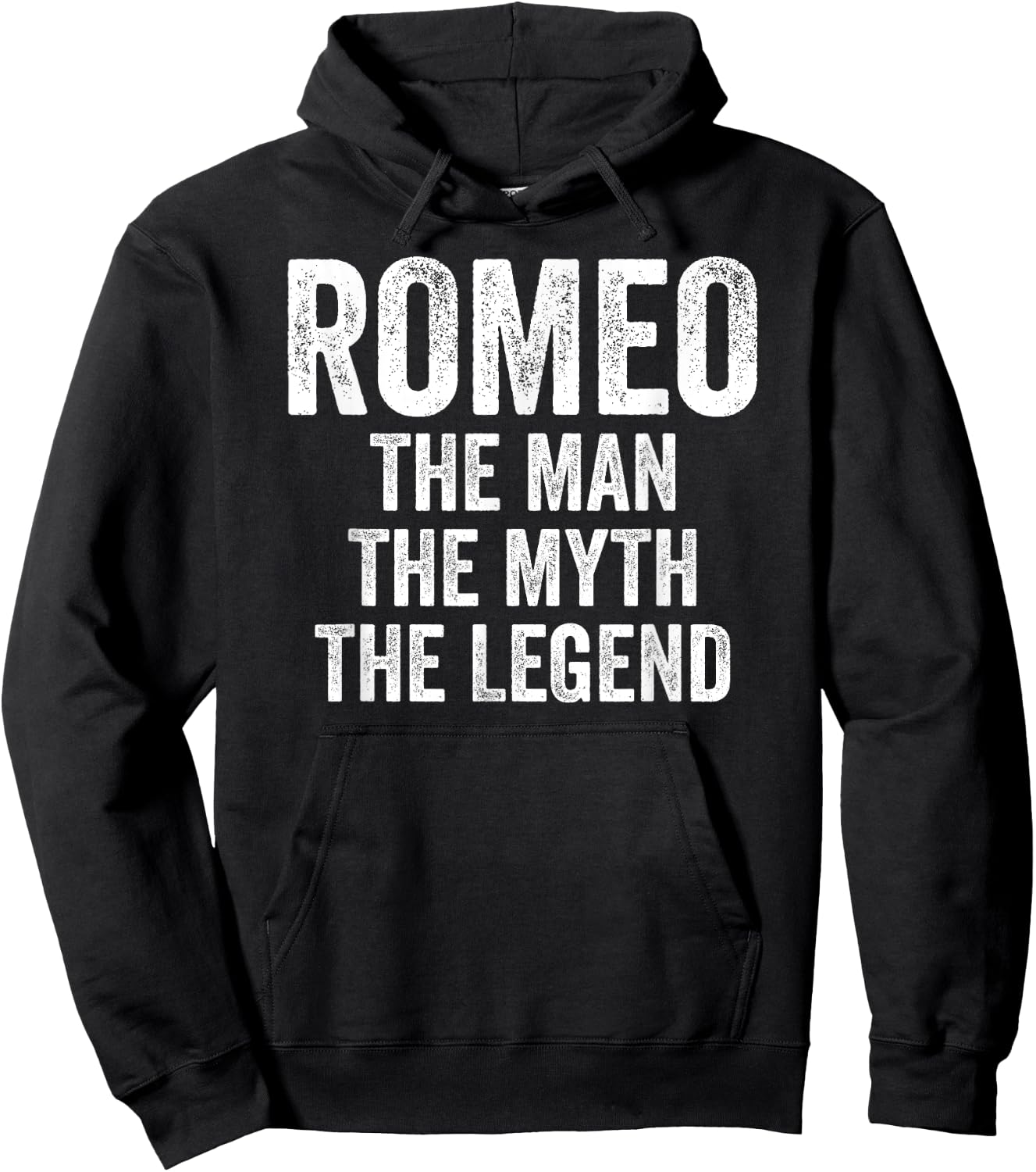 Romeo The Man The Myth The Legend Shirt First Name Romeo Hoodie - Hoodie | Black