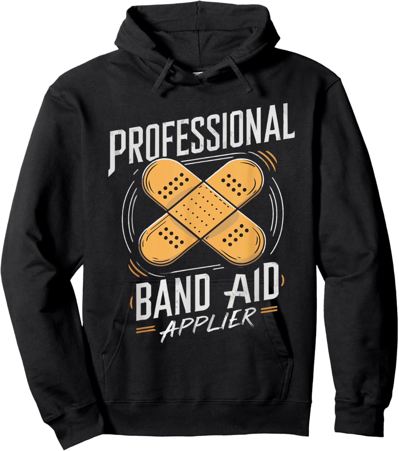 Paramedic EMT EMS Professional Band-Aid Applier Men Women Hoodie - Hoodie | Black