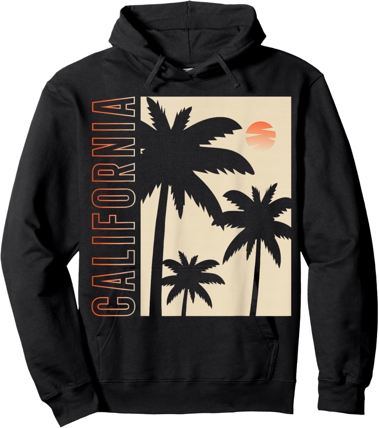 California Hoodie - Hoodie | Black