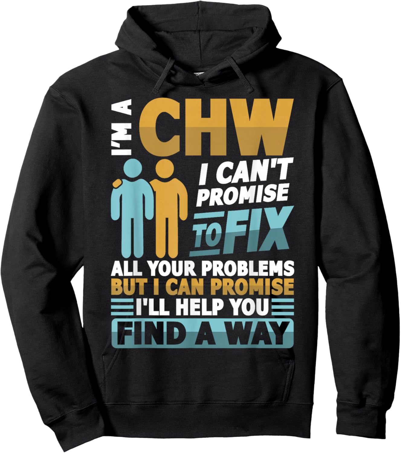 CHW Community health worker Hoodie - Hoodie | Black