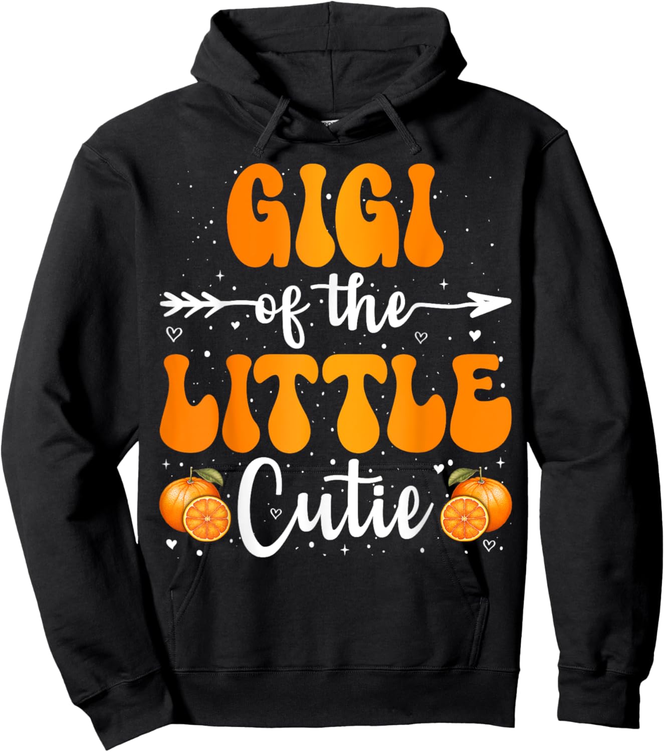 Gigi Of The Little Cutie Orange Clementine Birthday Party Hoodie - Hoodie | Black