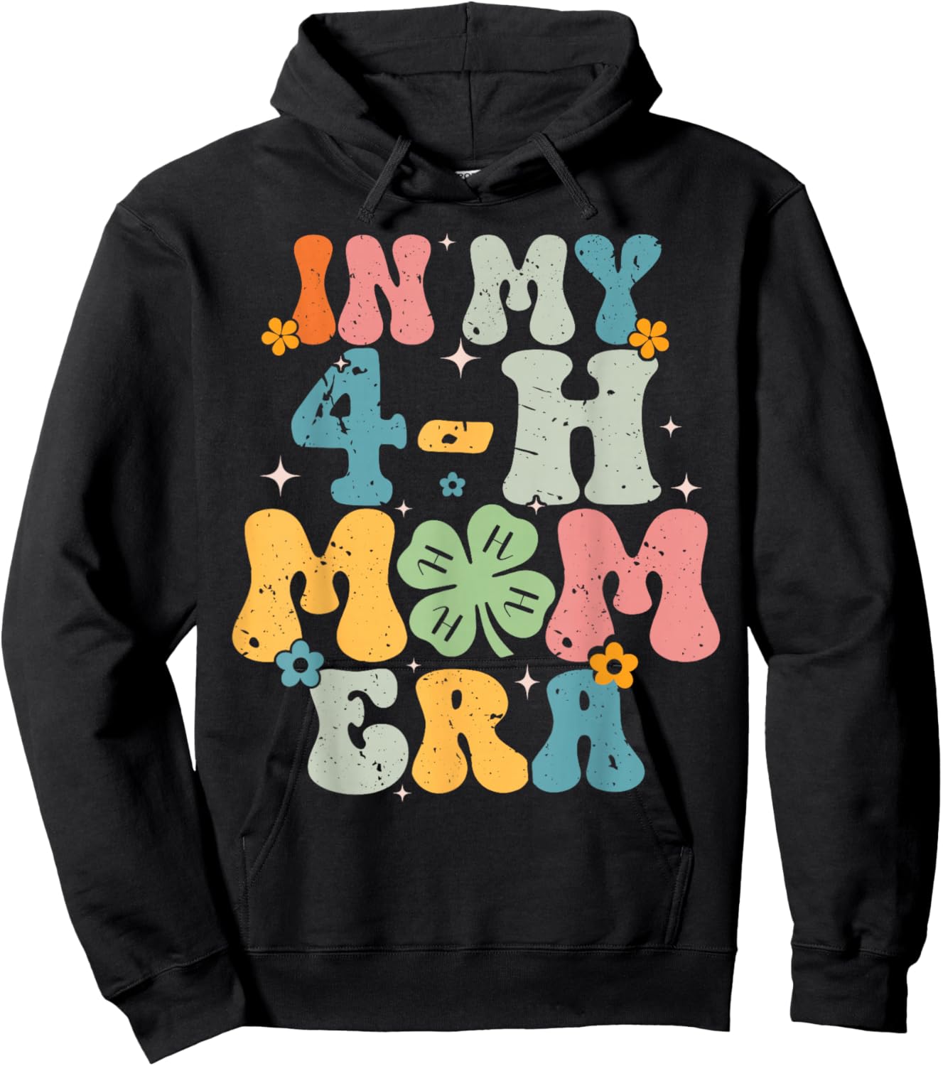In My 4-H Mom Era For Me Hoodie - Hoodie | Black