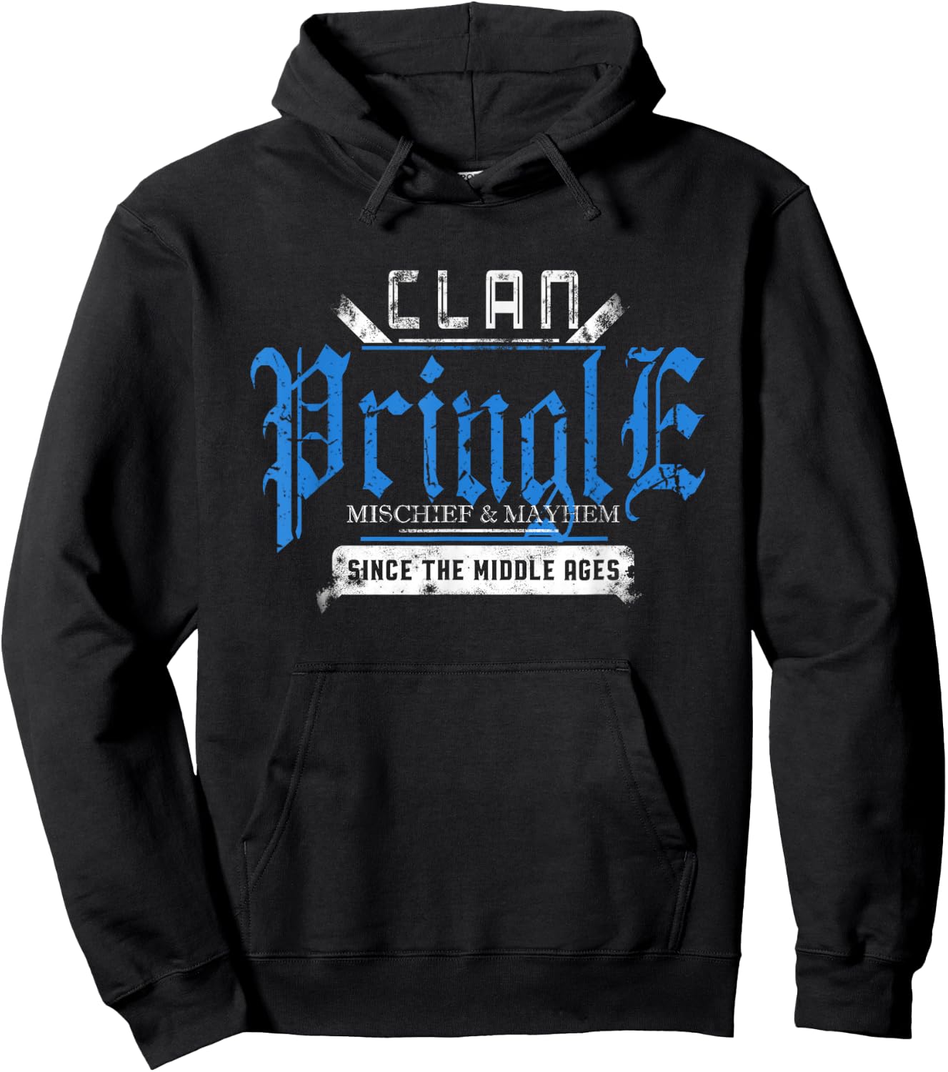 Clan Pringle Mischief and Mayhem Since The Middle Ages Hoodie - Hoodie | Black