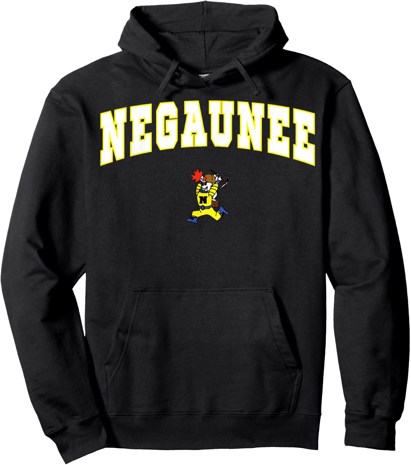 Negaunee High School Miners Hoodie - Hoodie | Black