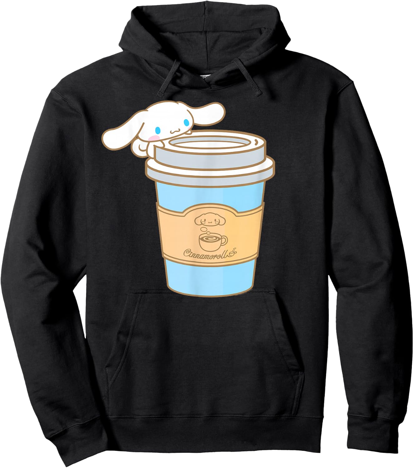 Cinnamoroll Cup of Coffee To Go Hoodie - Hoodie | Black