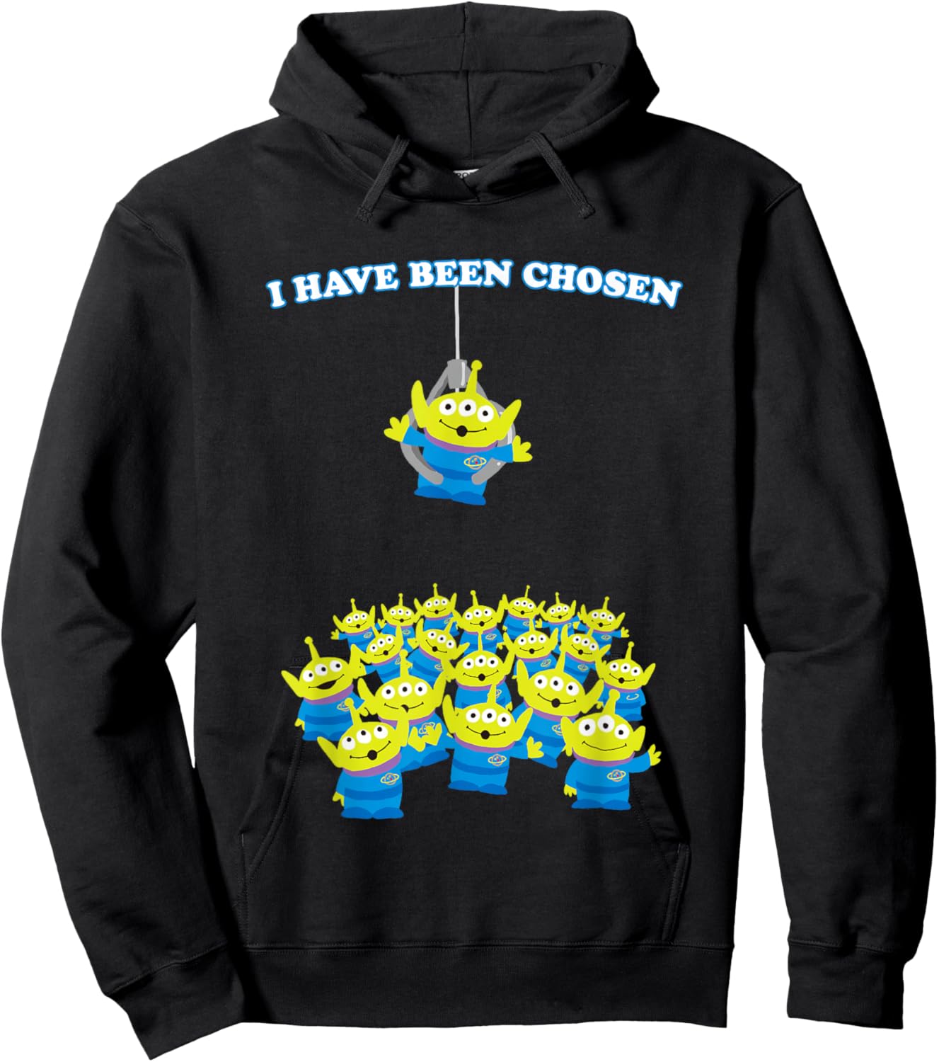 Disney Pixar Toy Story I Have Been Chosen Cute Aliens Logo Hoodie - Hoodie | Black