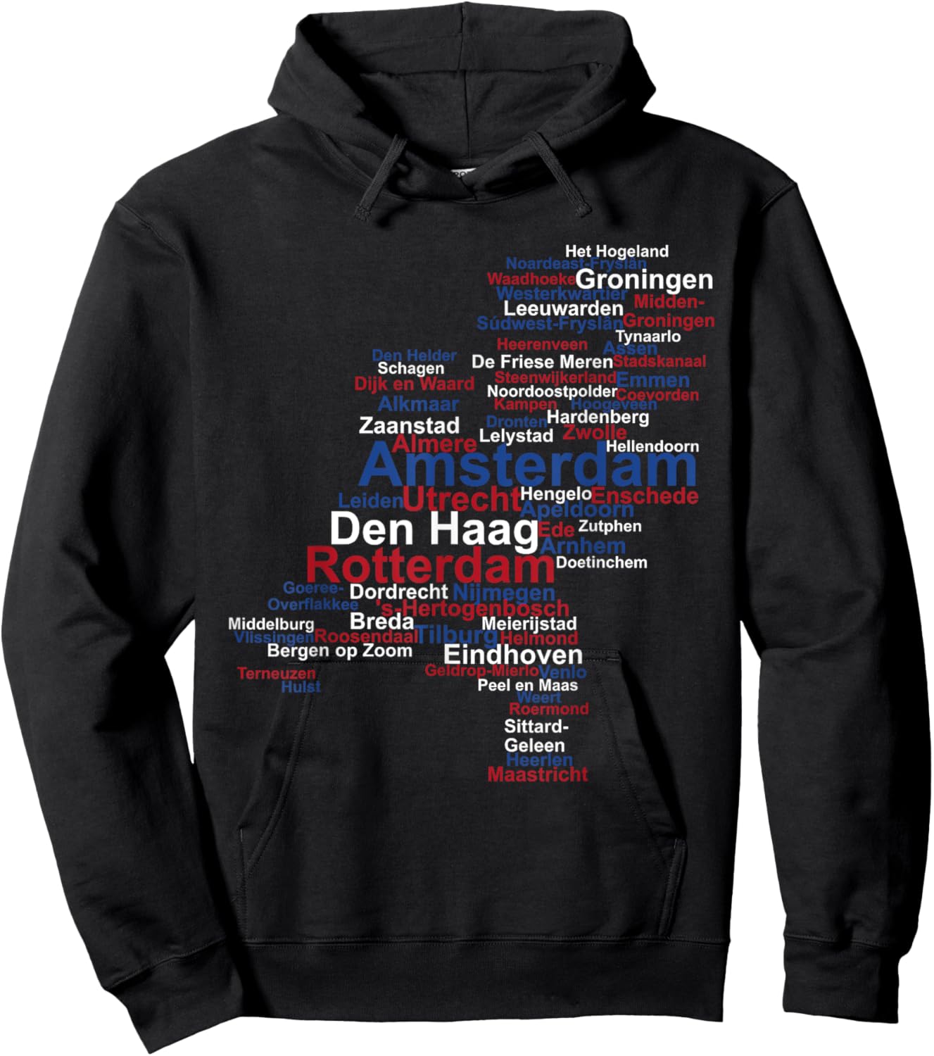 Holland Flag, Holland Travel, Dutch Pride, Netherlands Flag Hoodie - Hoodie | Black
