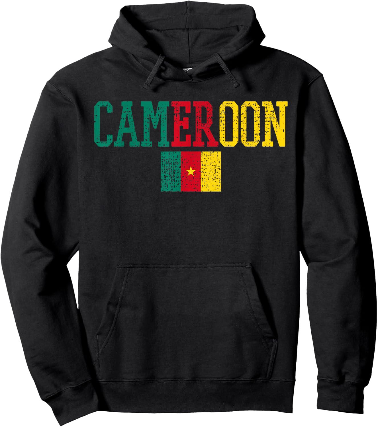 Cameroon Central Africa Flag Cameroonian Hoodie - Hoodie | Black
