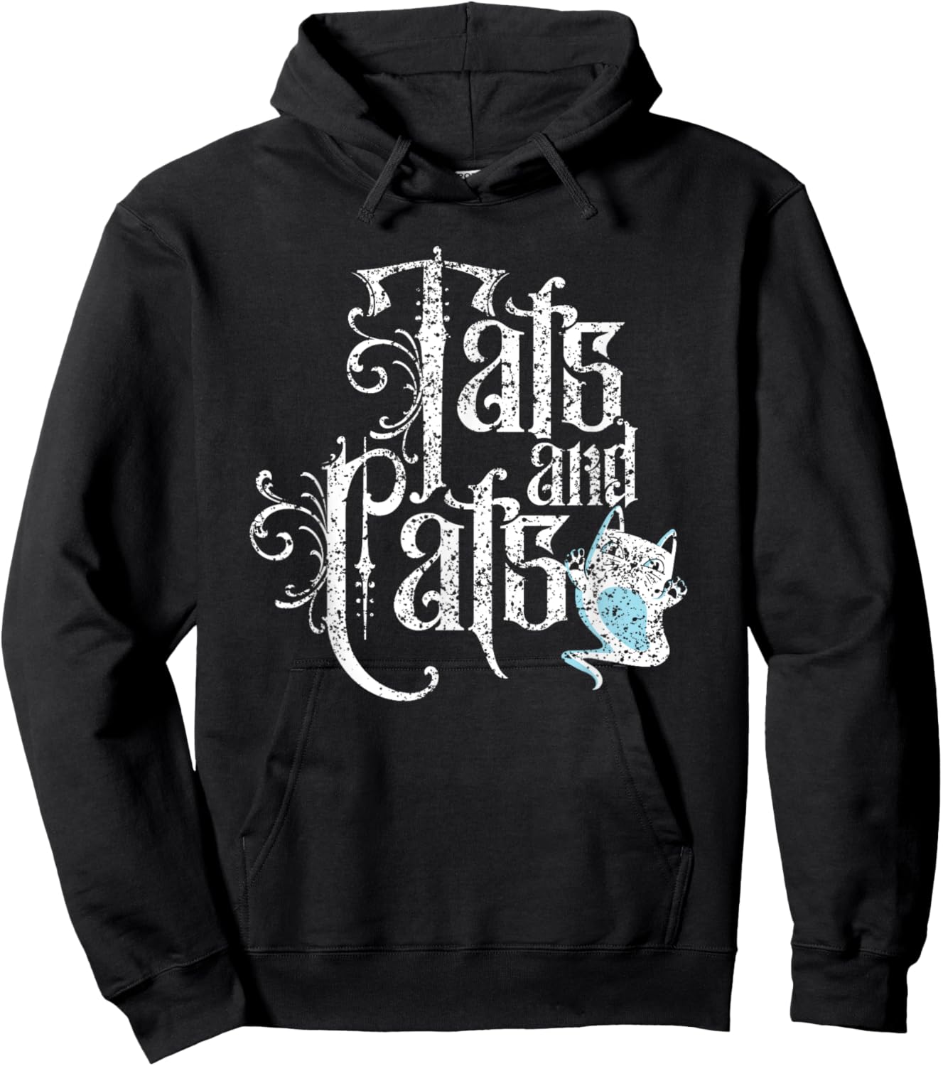 Tats And Cats Art Job Ink Artist Tattoo Hoodie - Hoodie | Black