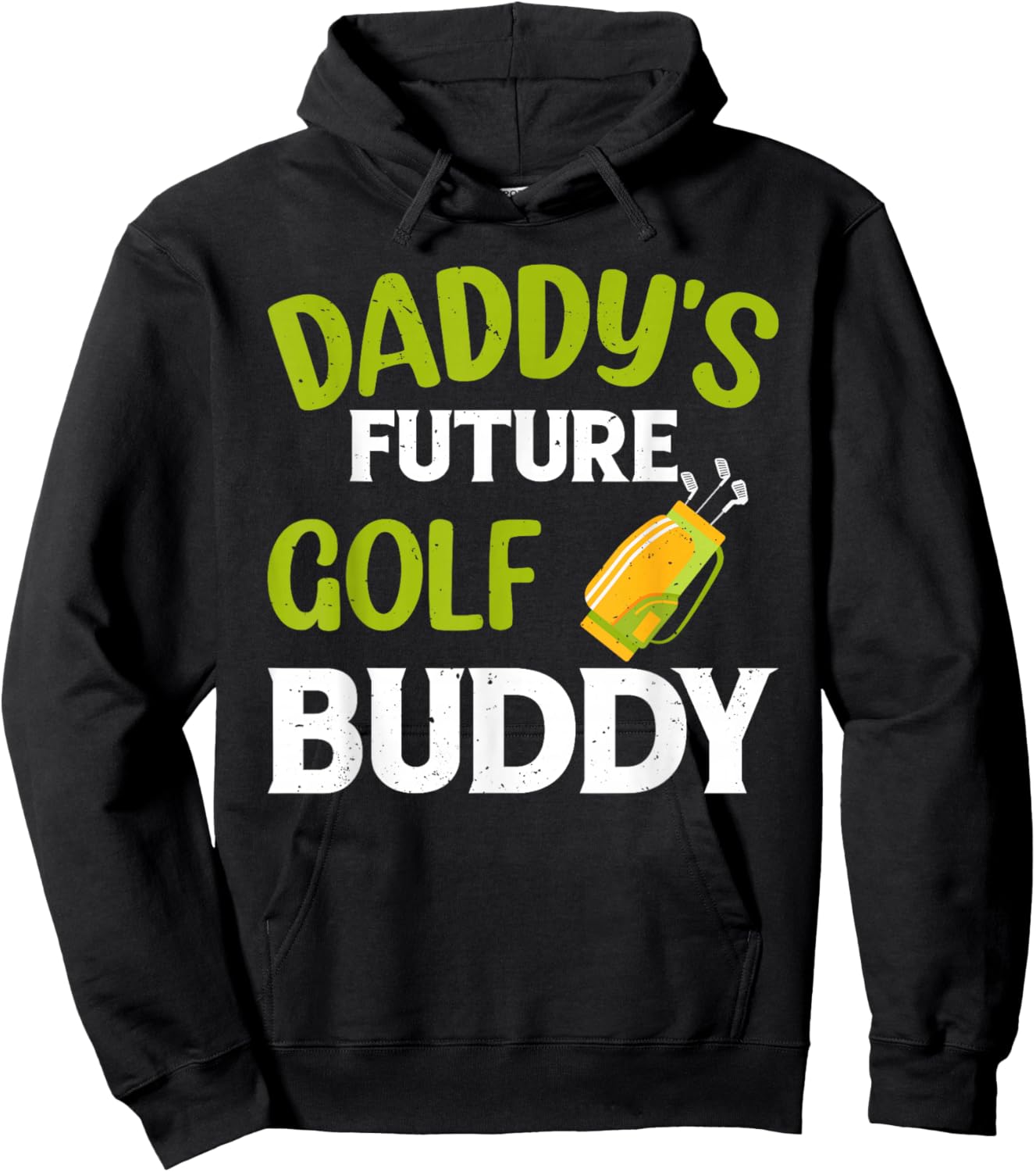 Daddy's Future Golf Buddy - Golf Player Kids Hoodie - Hoodie | Black