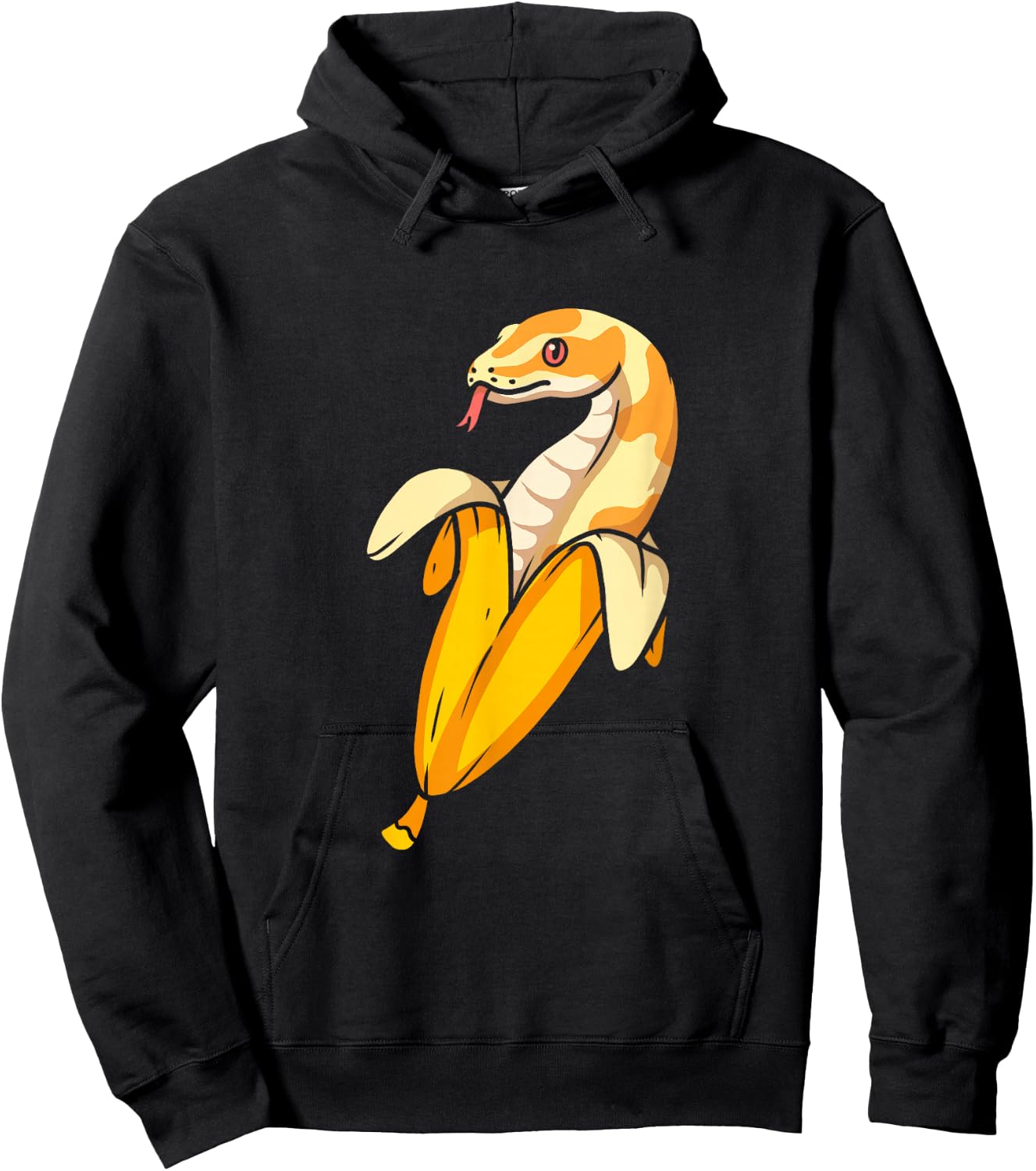 Ball Python Banana Reptile Snake Owner Hoodie - Hoodie | Black