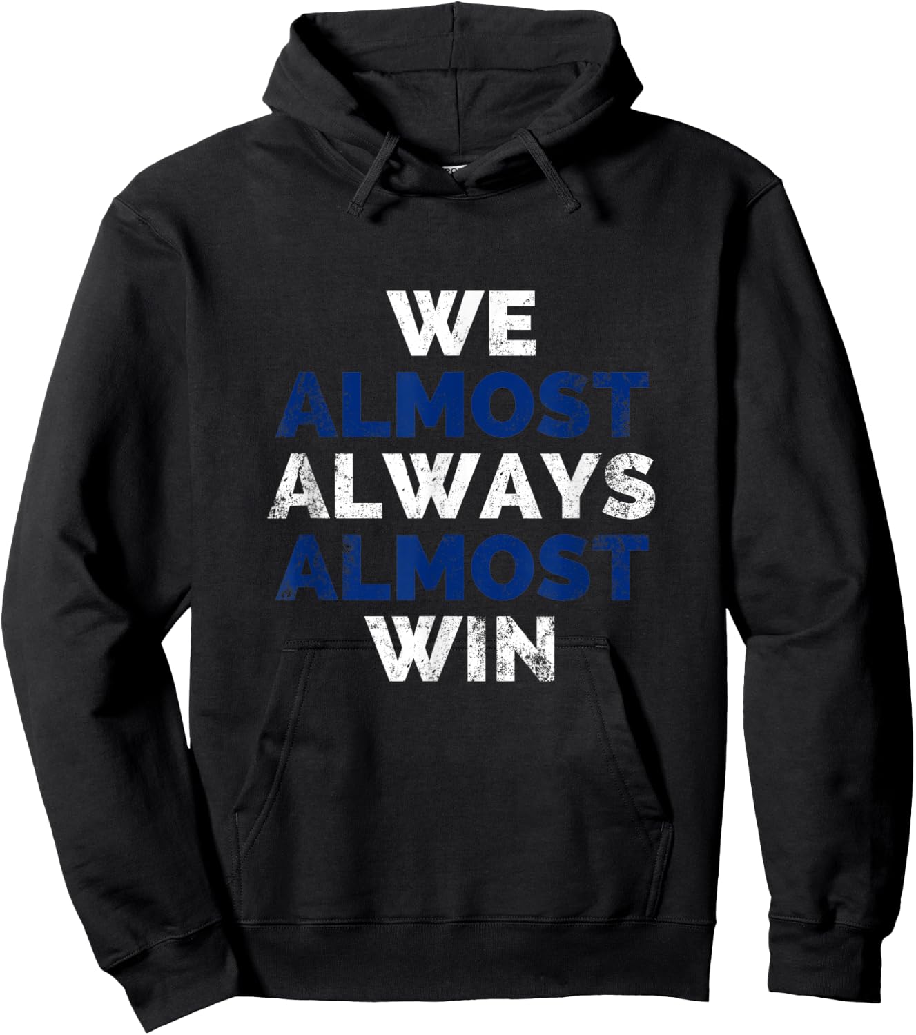 We Almost Always Win KC Baseball Hoodie - Hoodie | Black