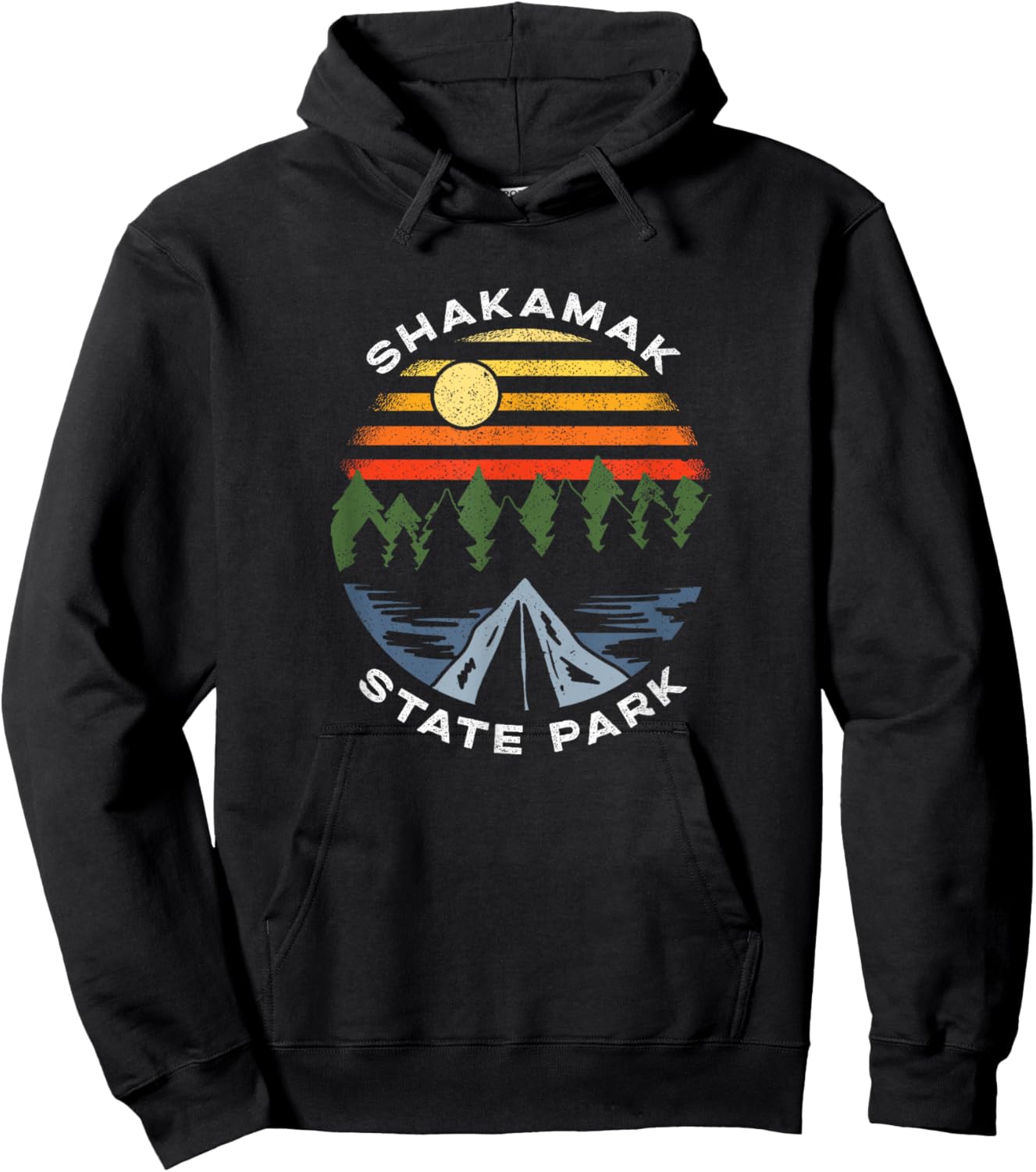 Shakamak State Park Indiana Forest Camping Vacation Hoodie - Hoodie | Black
