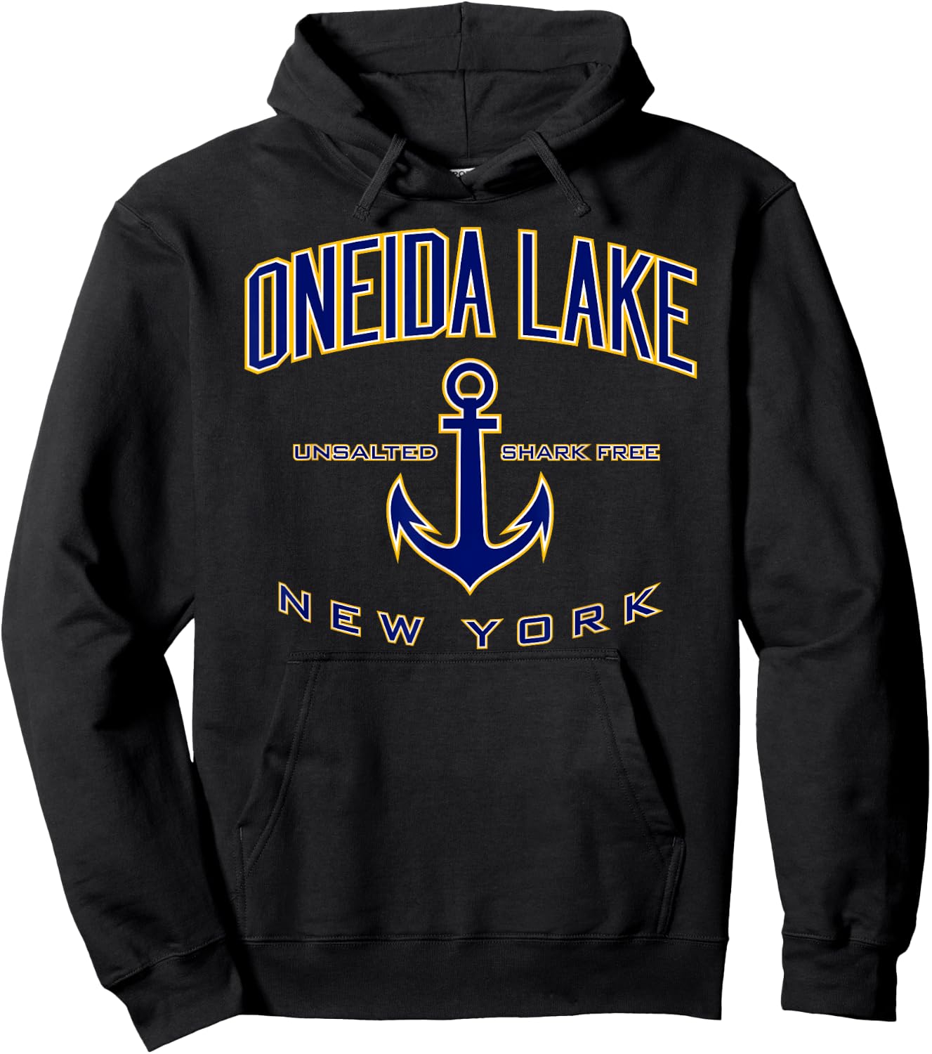 Oneida Lake Shirt , Men, Girls & Boys Hoodie - Hoodie | Black