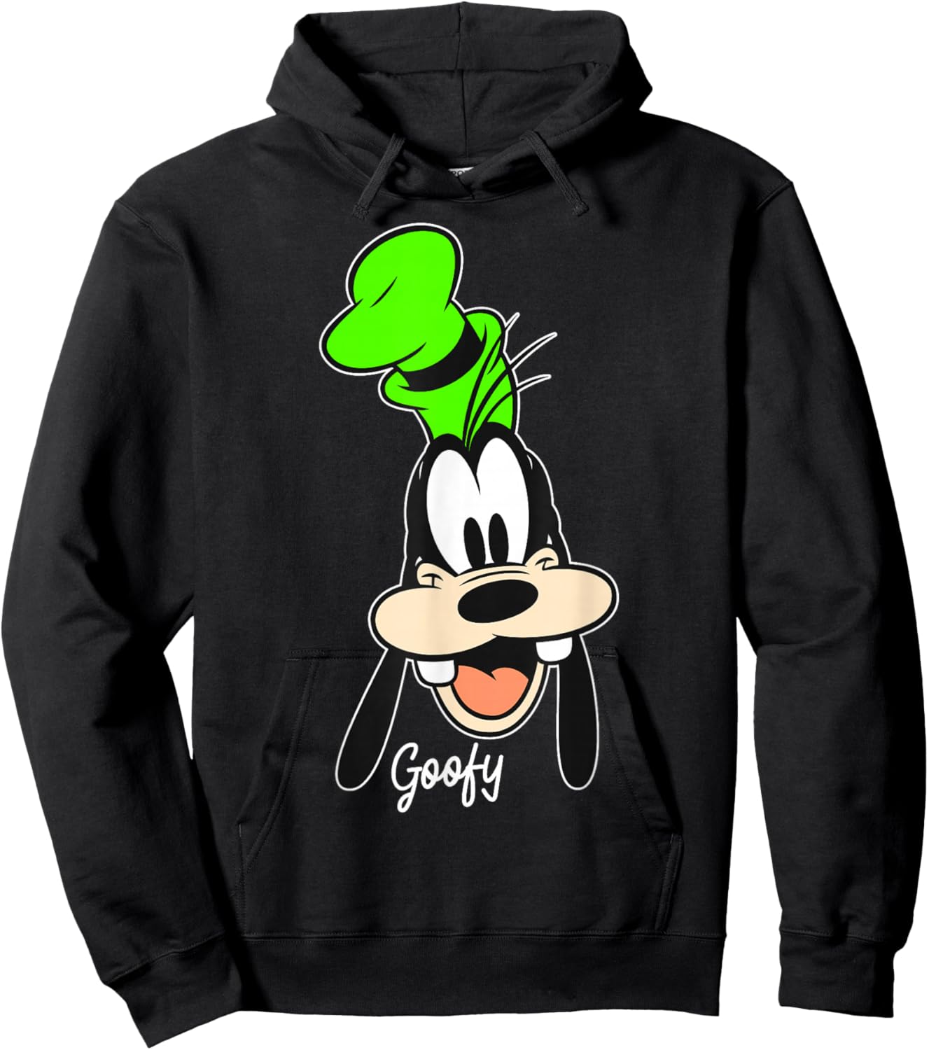 Disney Mickey and Friends Goofy Big Face Portrait Hoodie - Hoodie | Black