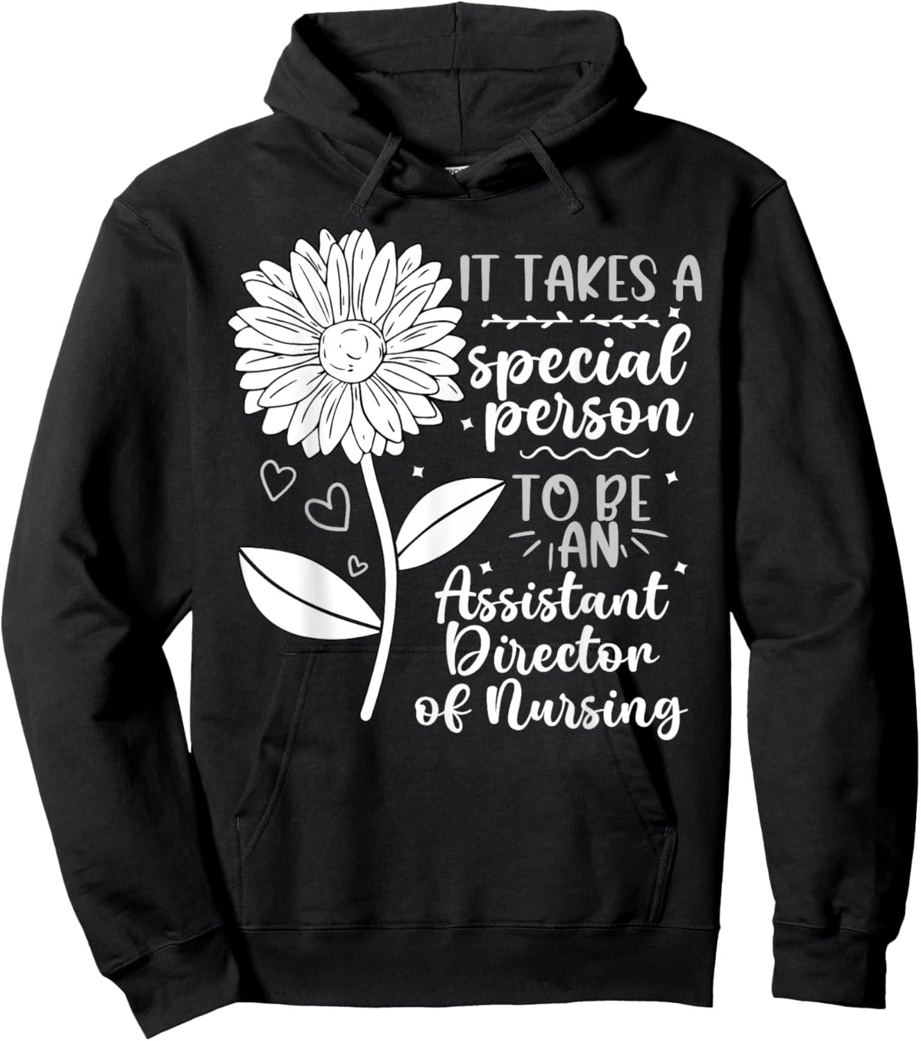 To Be An Assistant Director Of Nursing ADON Hoodie - Hoodie | Black