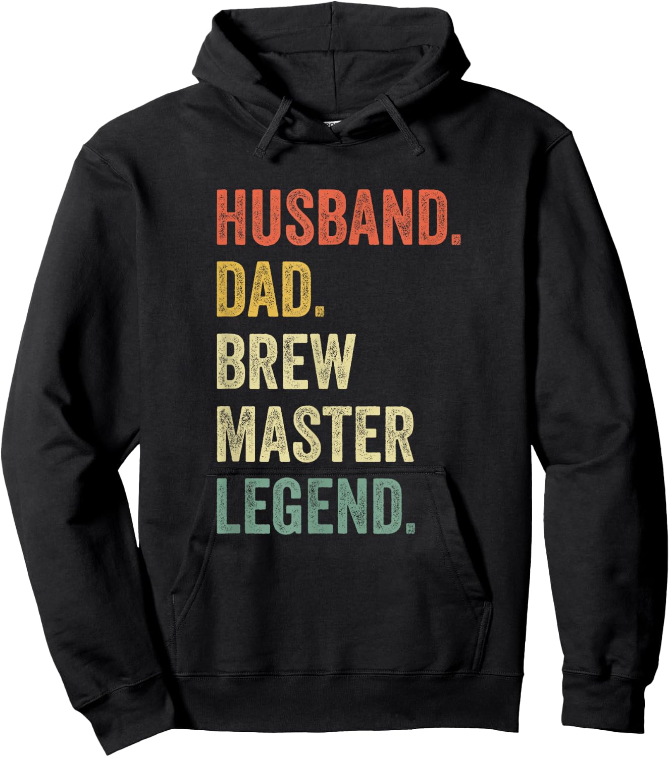 Funny Brew T Shirt Vintage Beer Gifts Dad Retro Brew Master Hoodie - Hoodie | Black