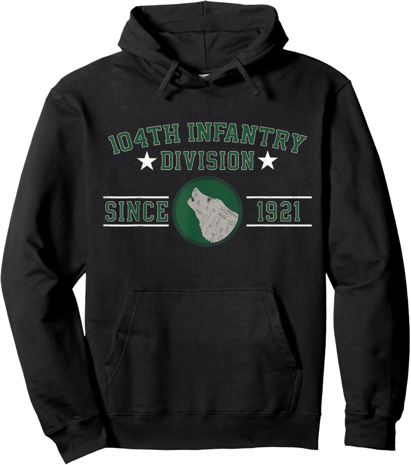104th Infantry Division Veteran Military Father Day Xmas Hoodie - Hoodie | Black