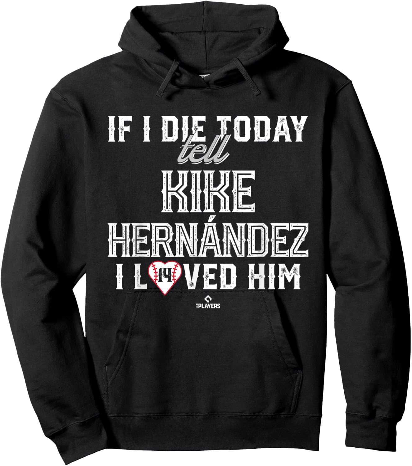 I Loved Him Kike Hernandez Hoodie - Hoodie | Black