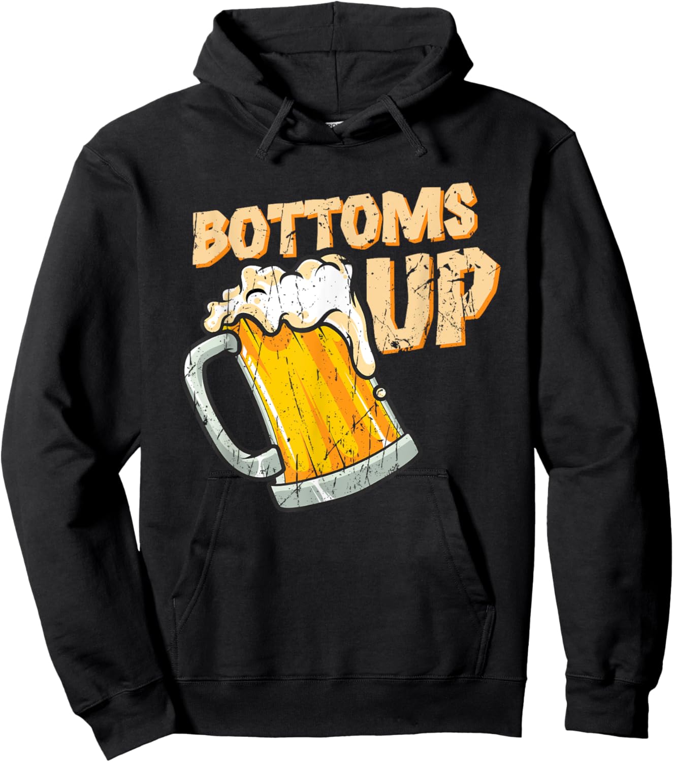 Bottoms up - Drinking Hoodie - Hoodie | Black