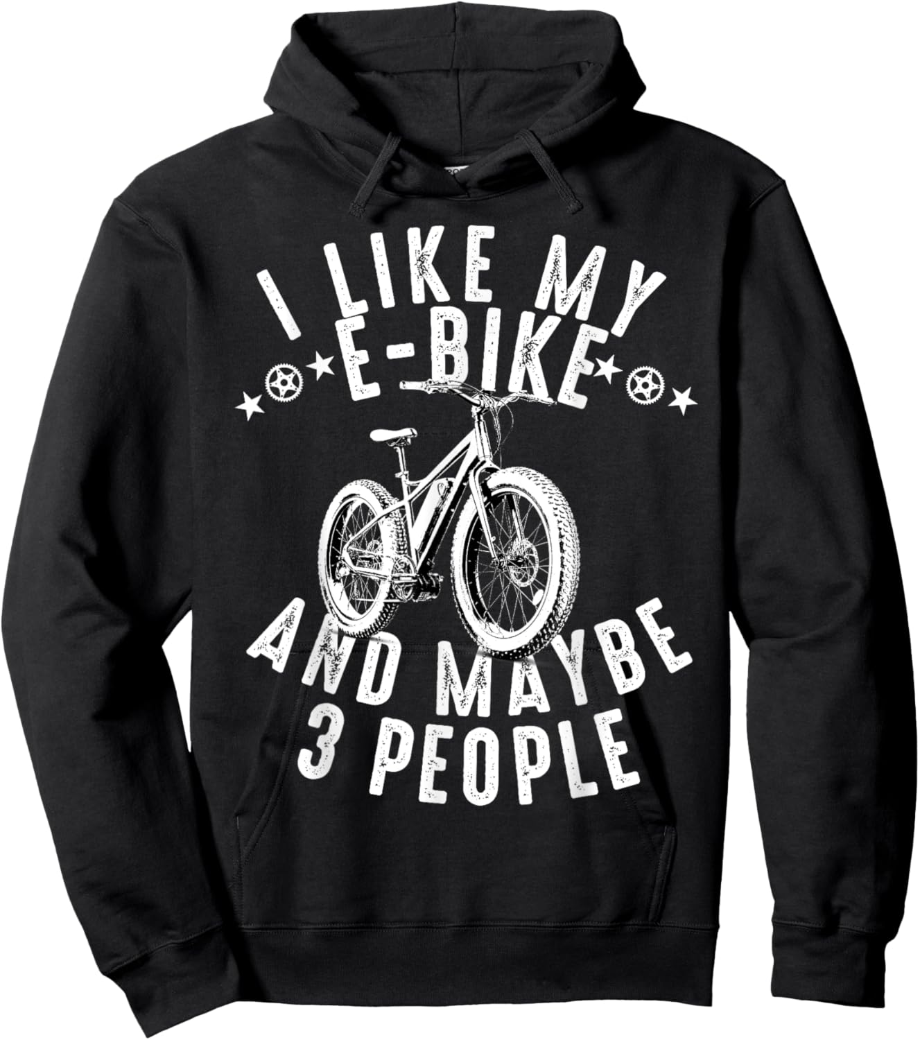 E-Bike Electric Bike Women E Bicycle Lover Funny Hoodie - Hoodie | Black