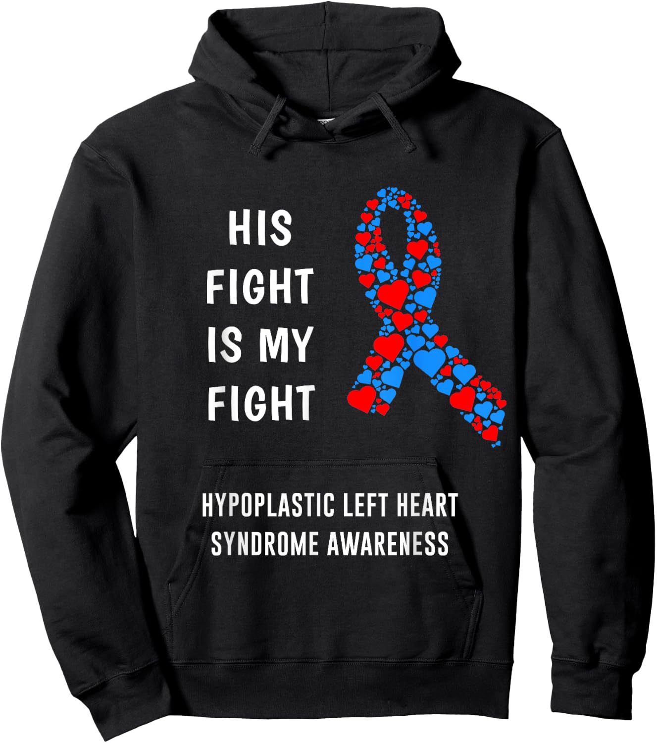 Hypoplastic Left Heart Syndrome Hoodie - Hoodie | Black