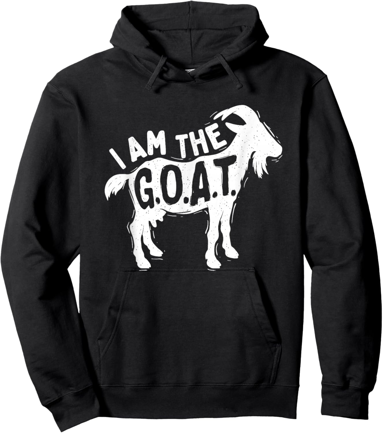I Am The Goat - Farm Animal Lover Rancher Farmer Farming Hoodie - Hoodie | Black