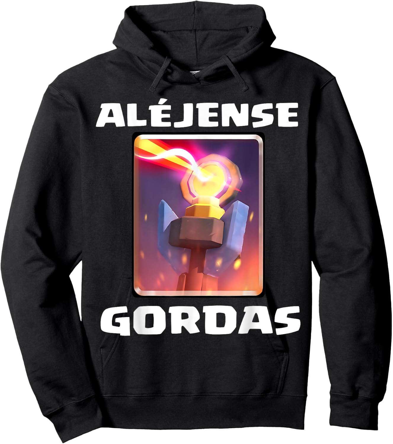 Alejense gordas playera Hoodie - Hoodie | Black