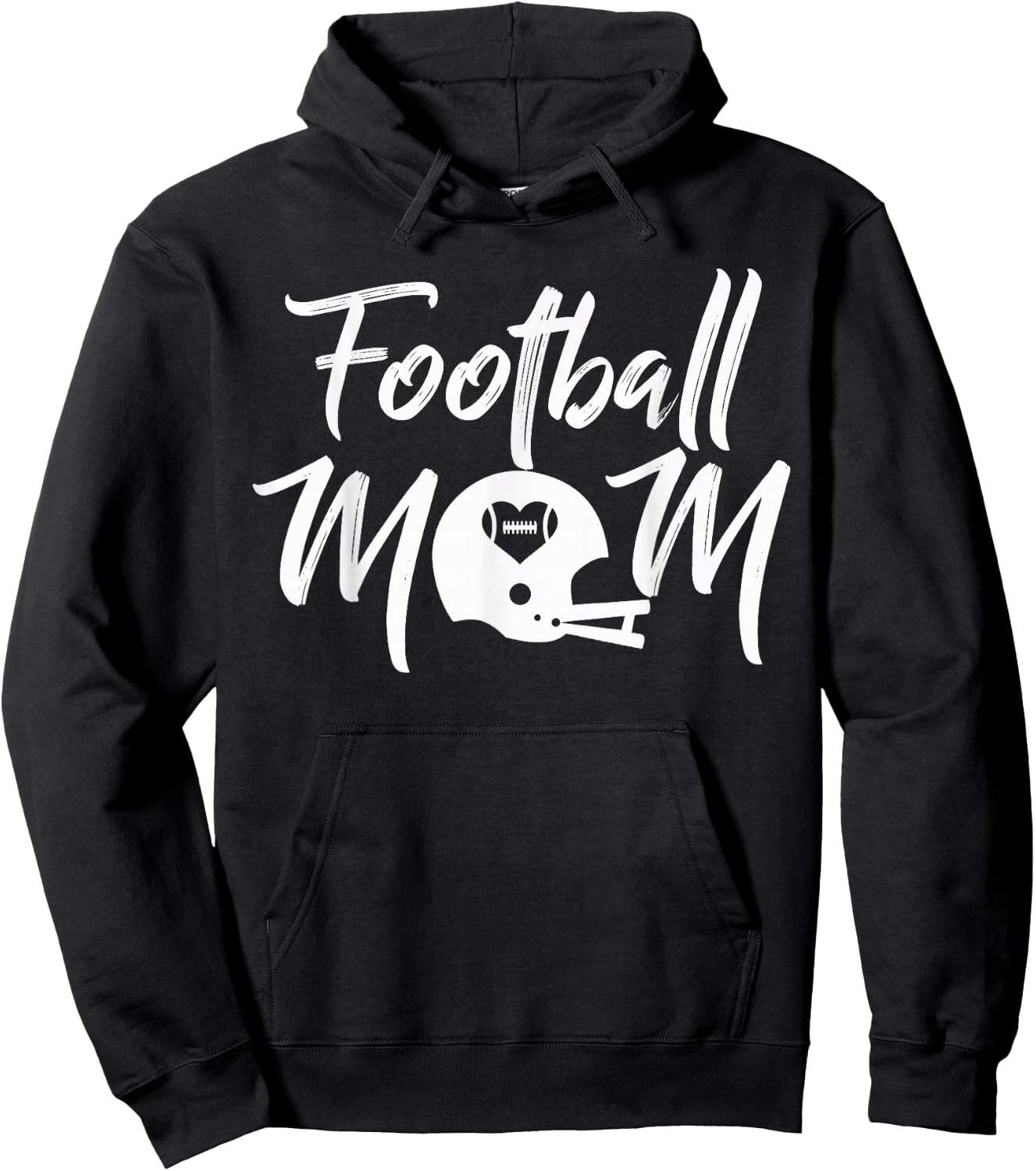 Football Mom Football Mom Football Hoodie - Hoodie | Black