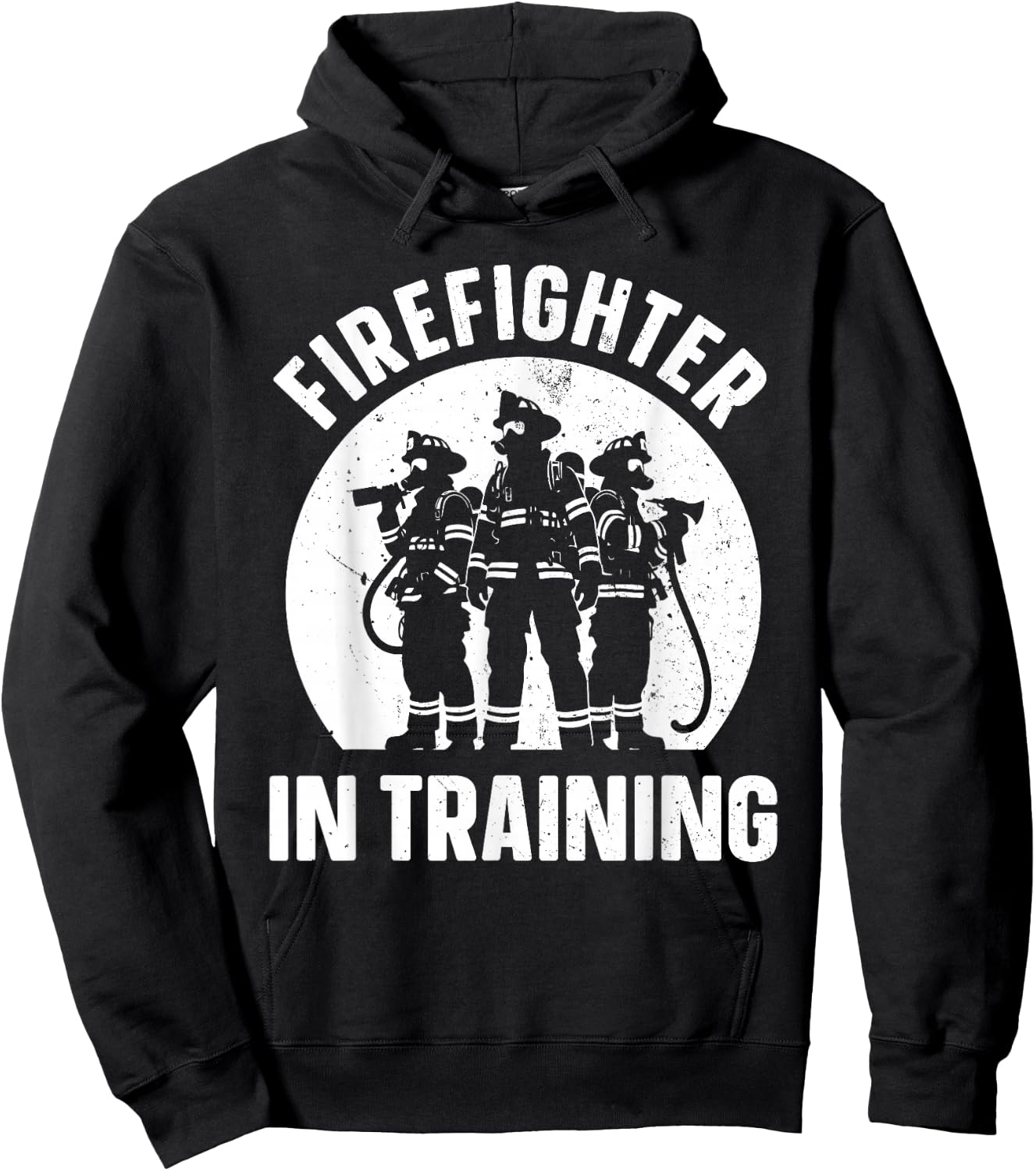 Unique Future Firefighter Art For Boys Men Kids Fire Fighter Hoodie - Hoodie | Black