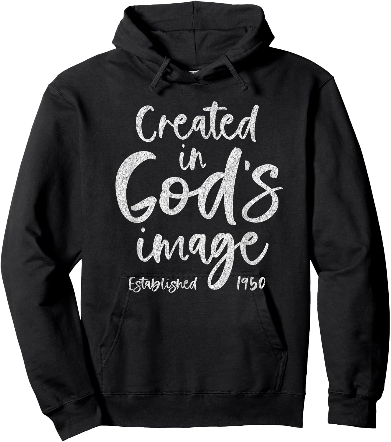75 Year Old Christian Jesus and God 75th Birthday Hoodie - Hoodie | Black