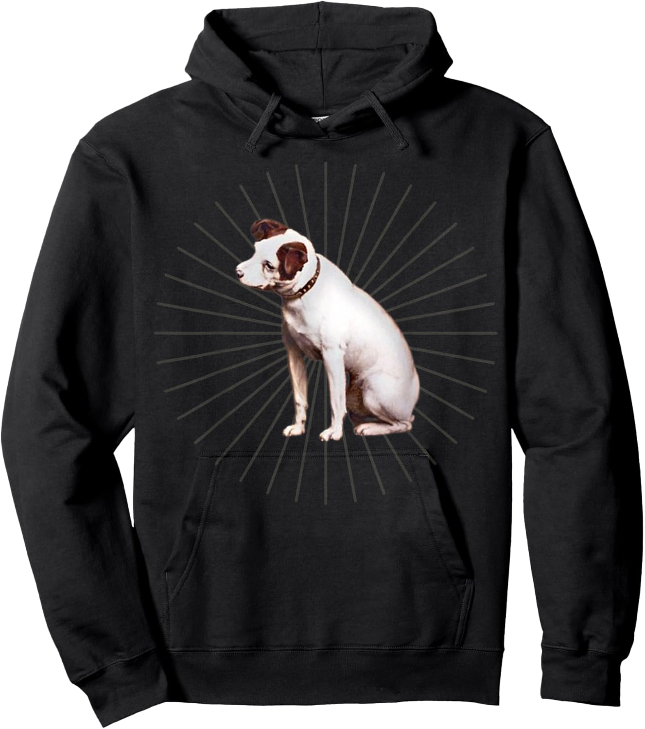 His Master's Voice RCA Victor Nipper Dog Women Kids Hoodie - Hoodie | Black