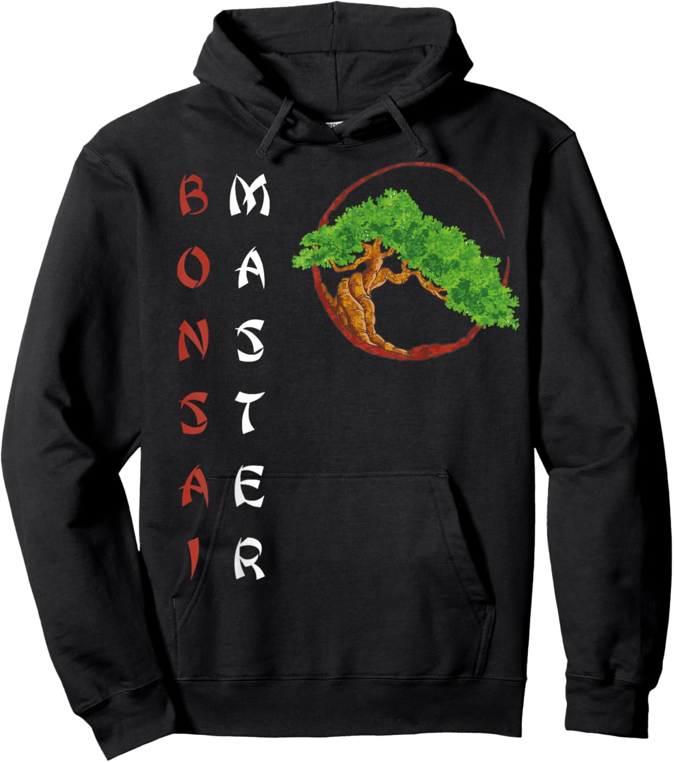 Bonsai Master Sunrise Miniature Tree Plants Trees Japanese Hoodie - Hoodie | Black