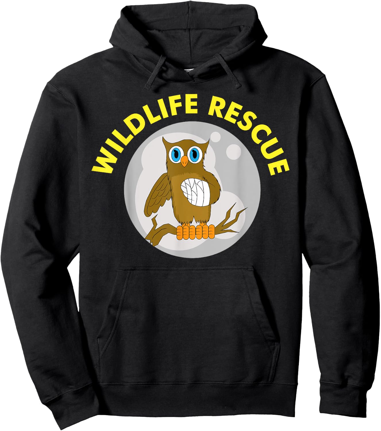 WILDLIFE ANIMAL RESCUE | Animal rights Hoodie - Hoodie | Black