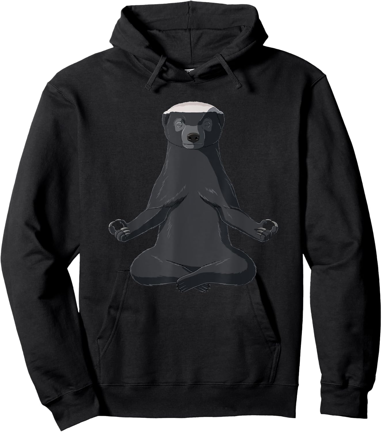 Yoga Honey Badger Hoodie - Hoodie | Black