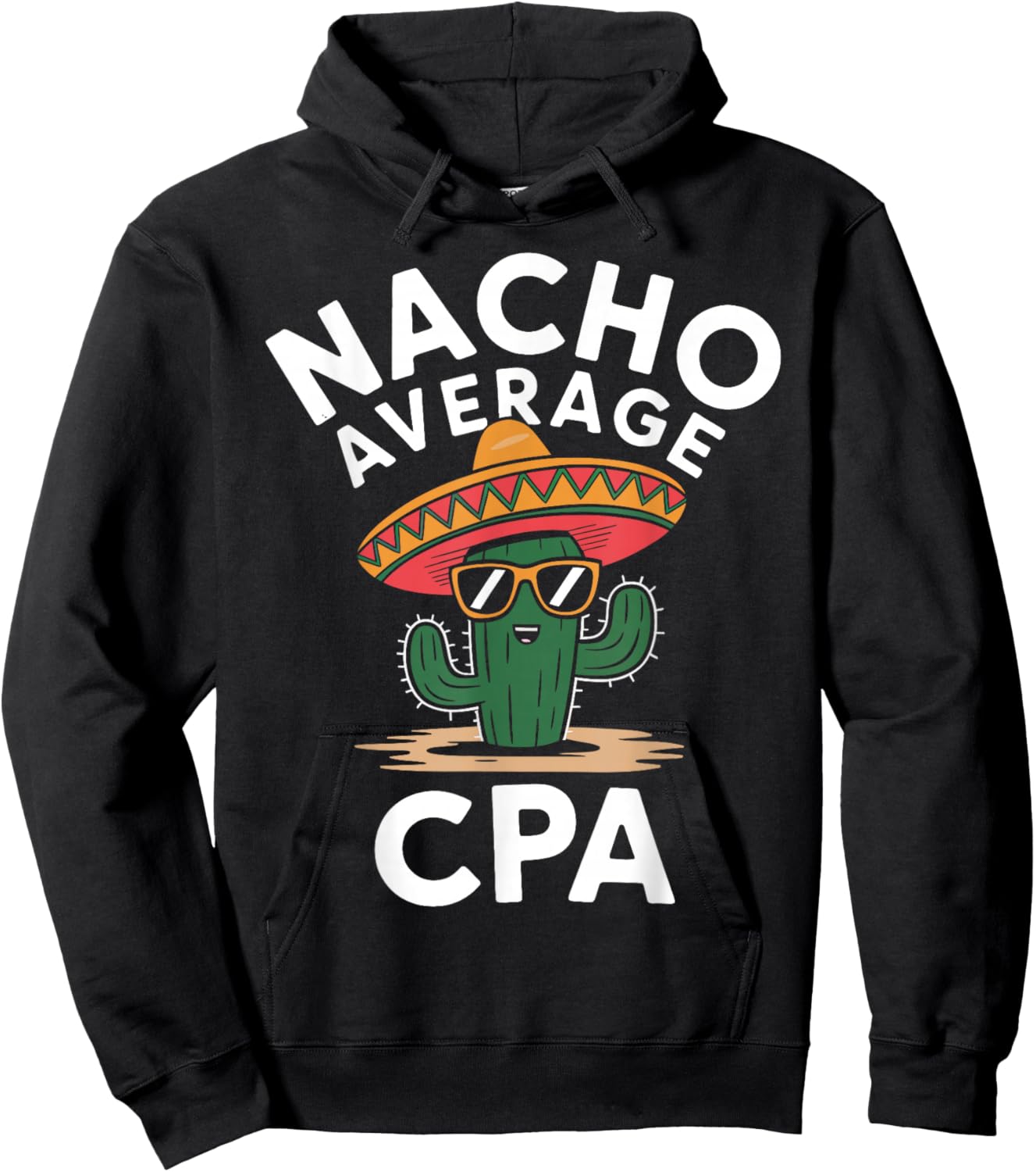 Fun Certified Public Accountant Humor Funny Saying CPA Hoodie - Hoodie | Black